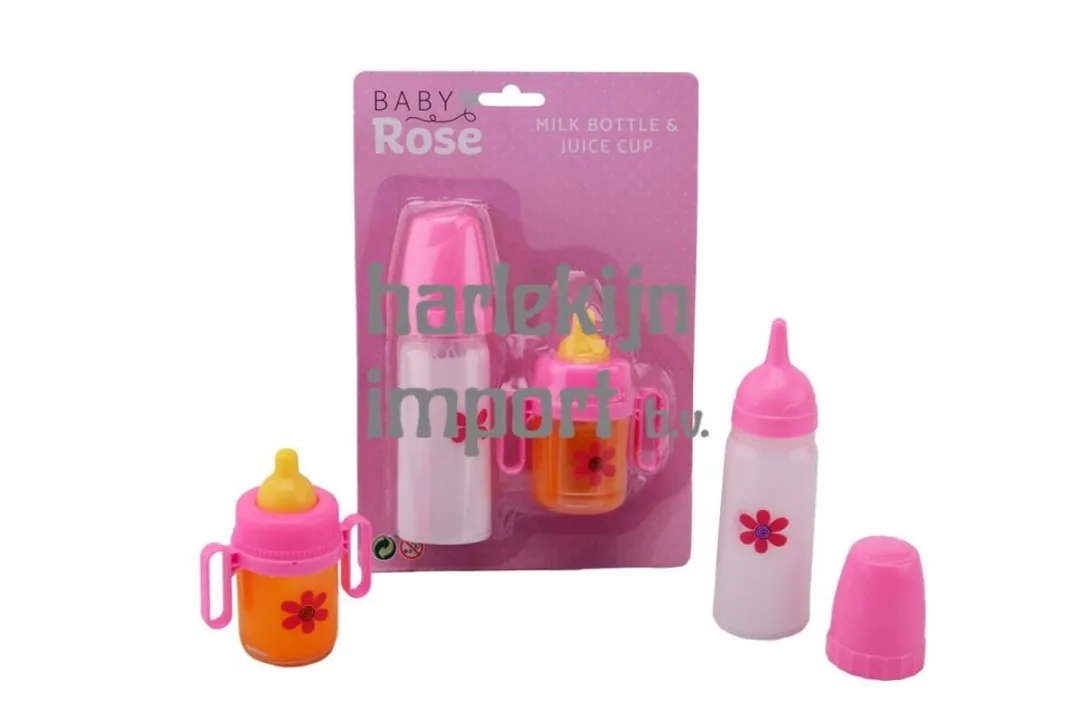 Johntoy Zuigflessen 2 Stuks - Roze - 407-01019 - afbeelding 6 van 6