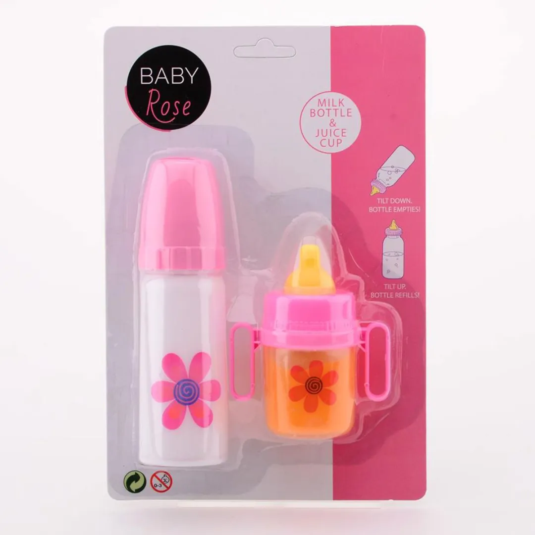 Johntoy Zuigflessen 2 Stuks - Roze - 407-01019