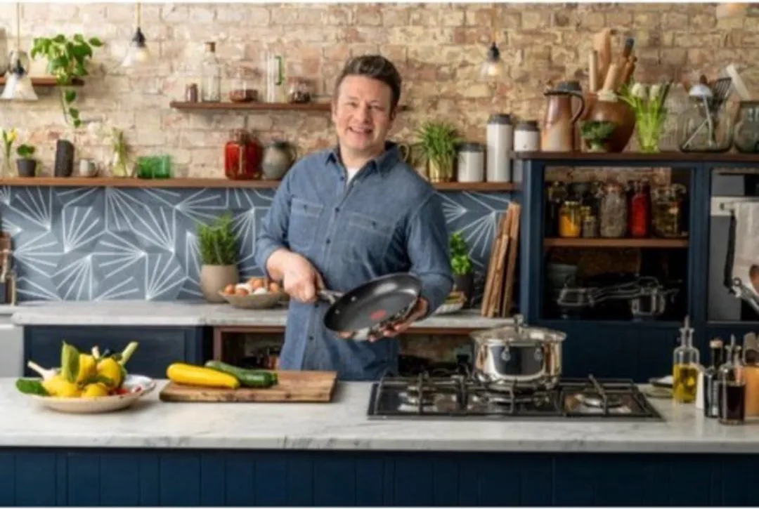 Jamie Oliver by Tefal Pannenset Koekenpannen Ø24+28cm - Inductie - RVS - Zilver