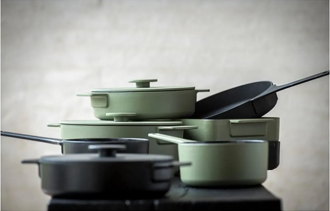 Serax Surface Pot Camogreen Gietijzeren Pan 3L - Ø23cm