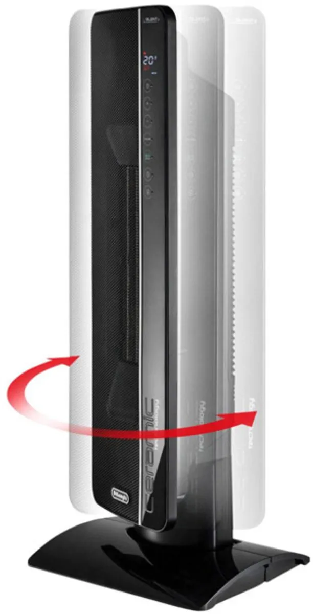 De'Longhi TCH8993ER.BC Keramische Kachel 2400W - Zwart/Wit