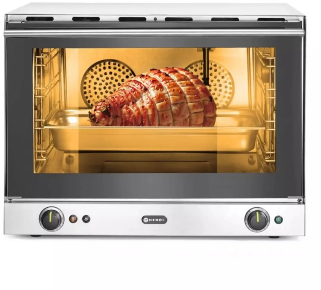 HENDI H100 GN 1/1 Convectieoven - 4x GN 1/1 - 69,9x60,8x55cm - Zilver