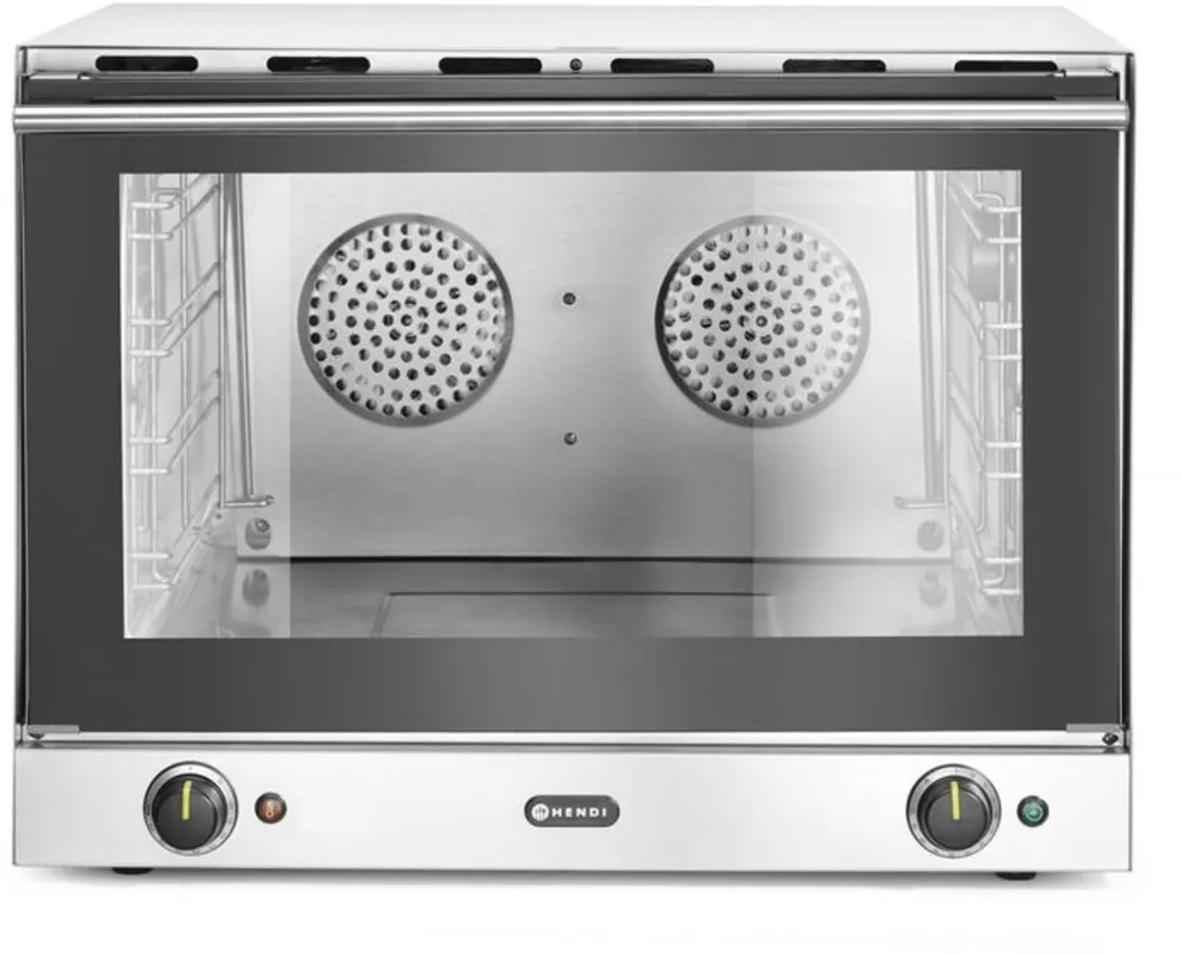 HENDI H100 GN 1/1 Convectieoven - 4x GN 1/1 - 69,9x60,8x55cm - Zilver