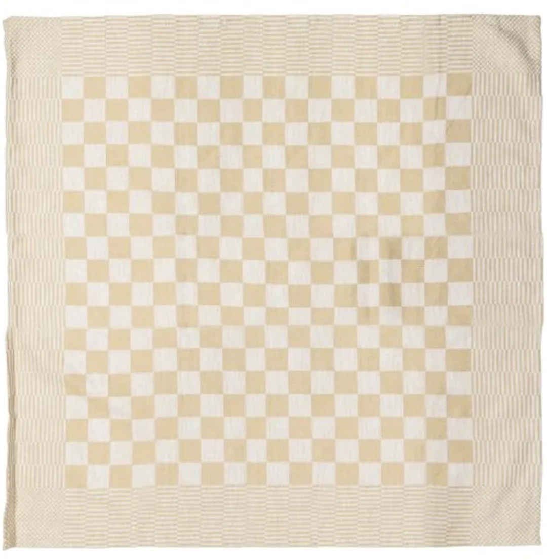Cosy&Trendy Carré Keukenhanddoek Beige - 6 Stuks 65x65cm