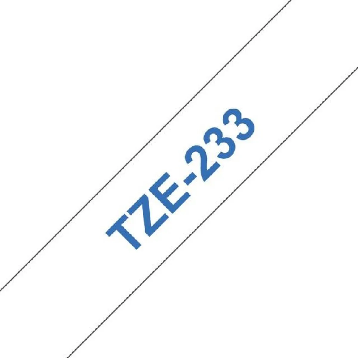 Brother P-touch TZ-233 Labelprinter - Blauw/Wit
