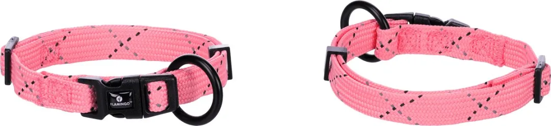 Flamingo Hond Halsband Puppy Dolly Roze S