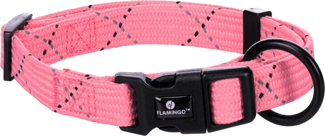 Flamingo Hond Halsband Puppy Dolly Roze S
