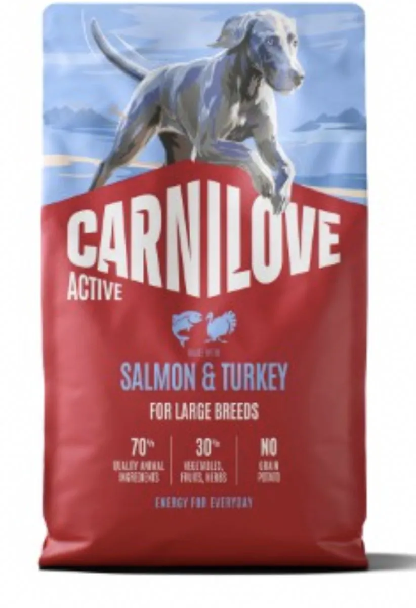 Carnilove Active Dog Large Breeds Zalm & Kalkoen 4kg