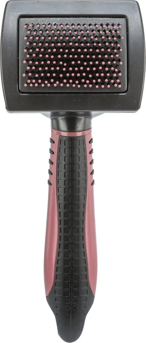 Trixie Slickerborstel 16x7cm - Roze - afbeelding 2 van 3
