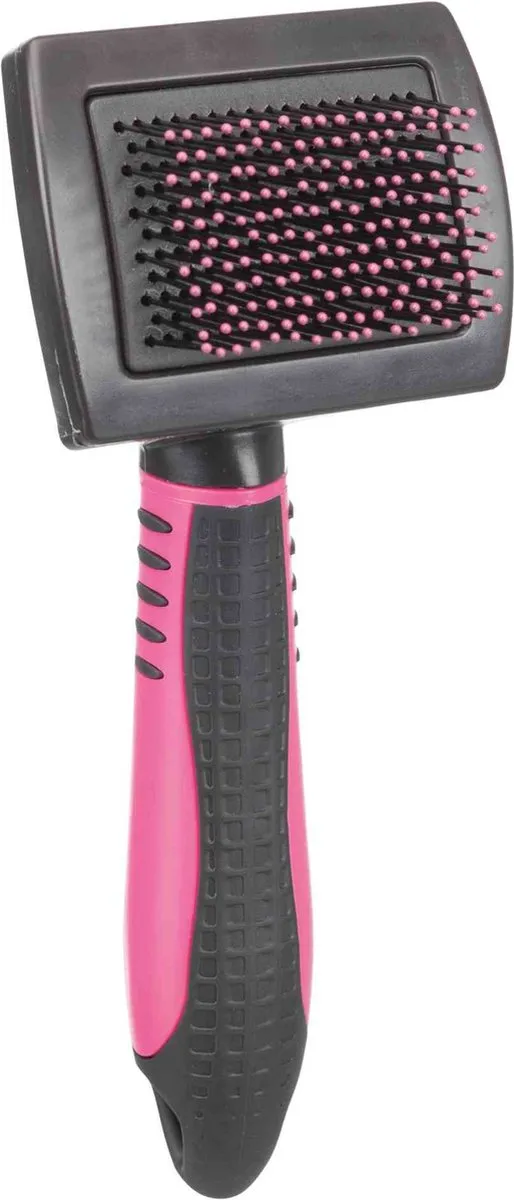 Trixie Slickerborstel 16x7cm - Roze - afbeelding 3 van 3