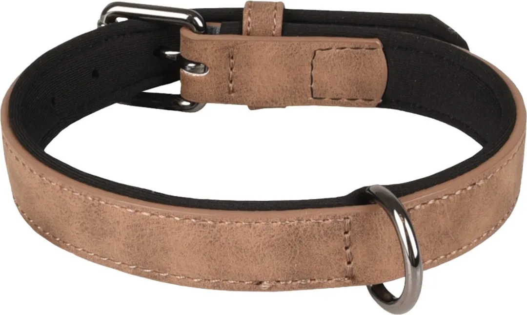 Flamingo Delu Halsband Honden - L 42-52cm - Bruin