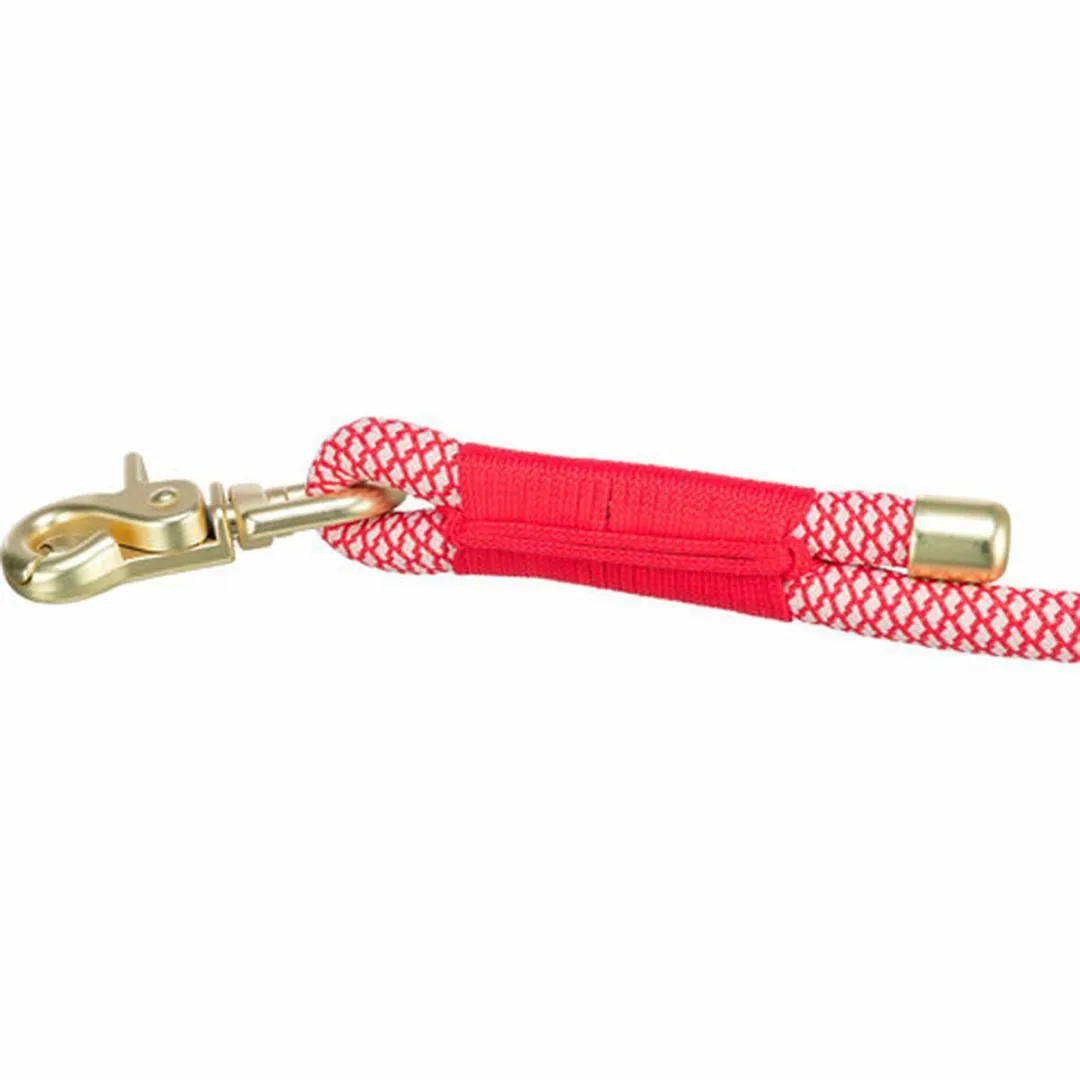 Trixie Soft Rope Hondenriem Verstelbaar - 200x1cm - Rood/Creme - afbeelding 3 van 4