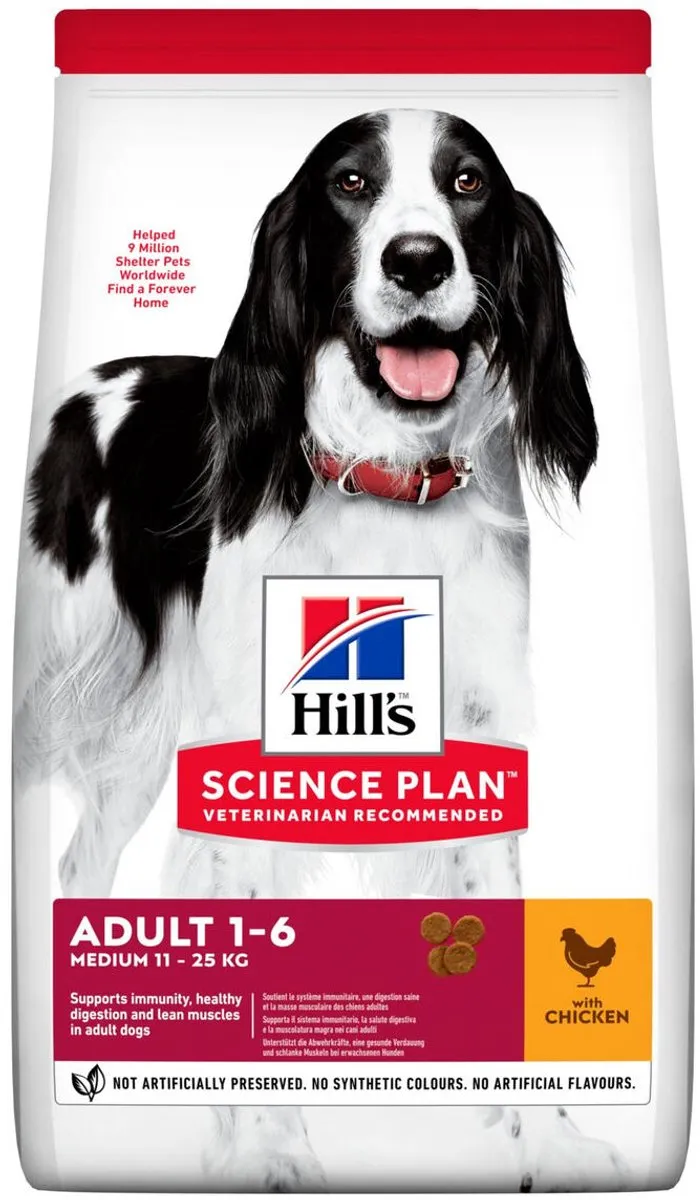Hill's Canine Adult Medium Kip 14kg