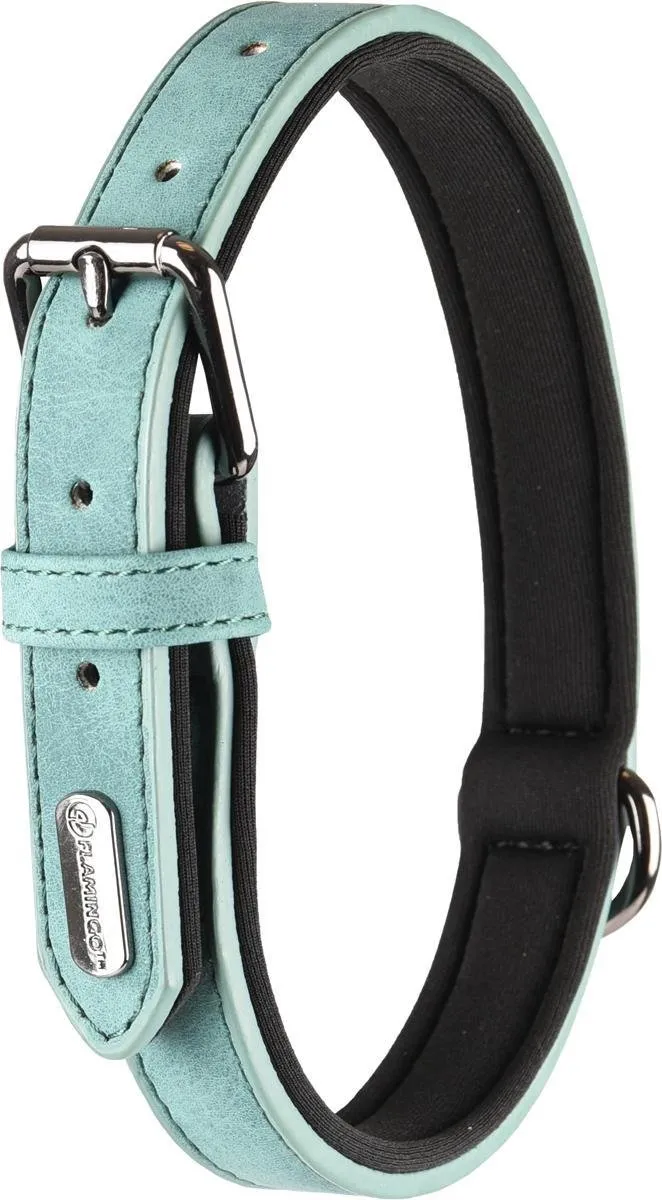 Flamingo Delu Halsband Honden XXL 52-62cm Groen - 30mm
