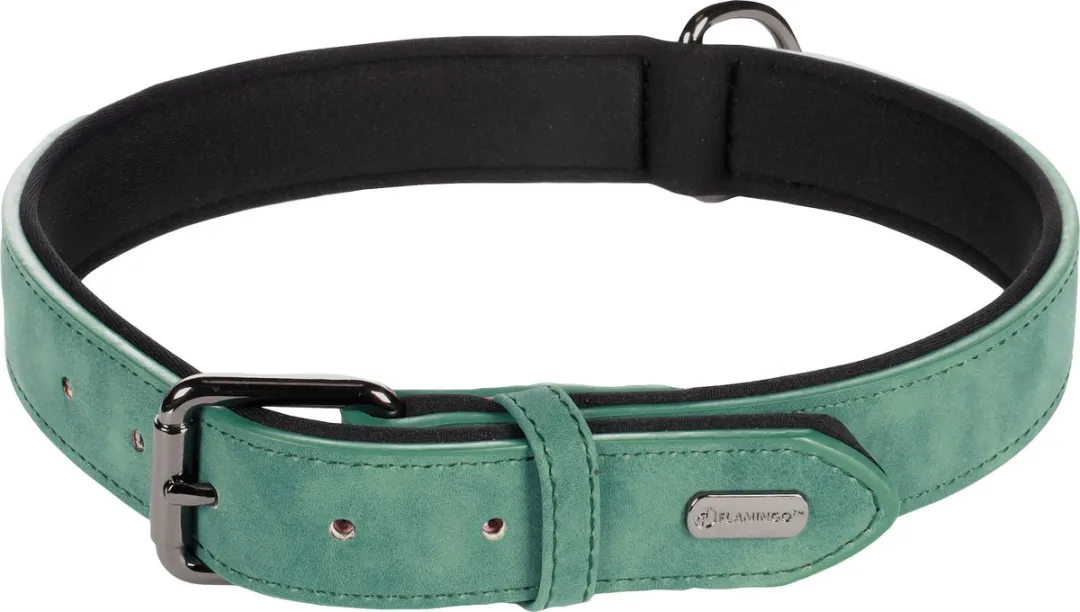 Flamingo Delu Halsband Honden XXL 52-62cm Groen
