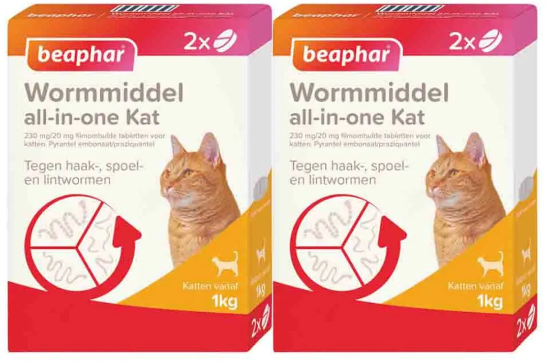 Beaphar All-in-one Ontworming Tabletten Kat - 20 Stuks