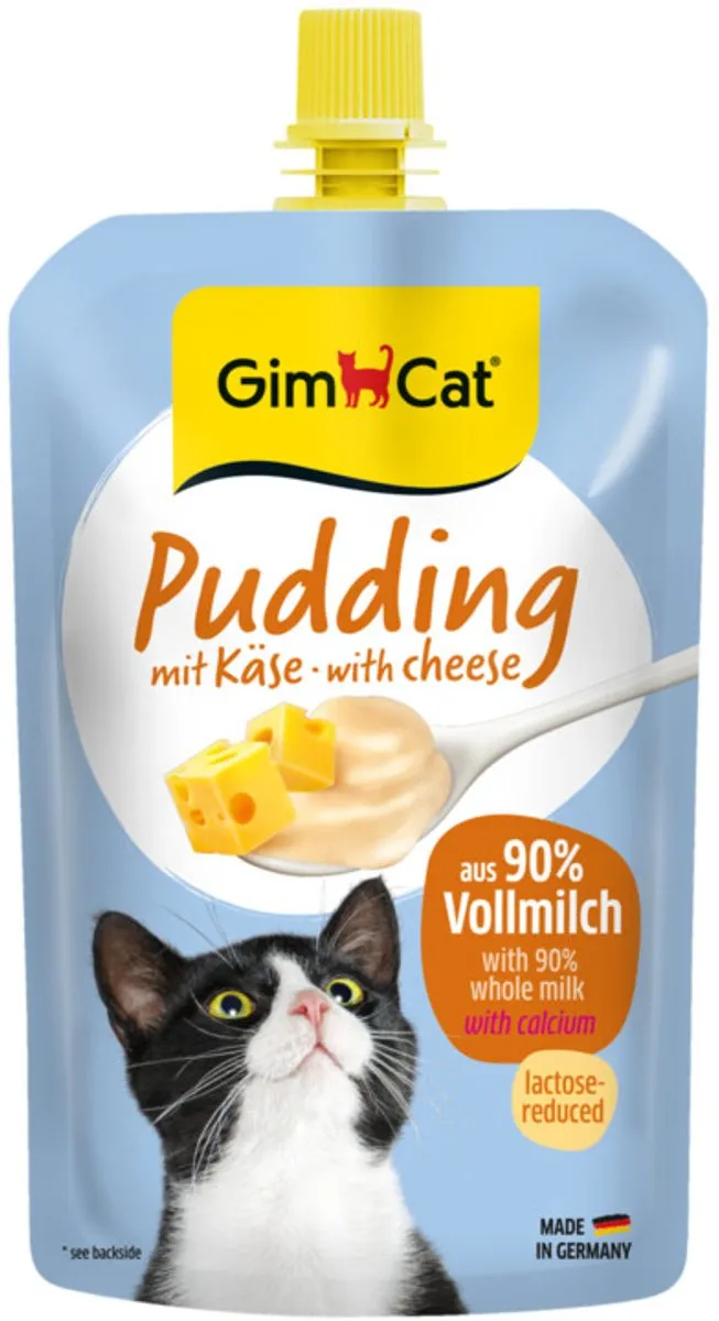 GimCat Pudding Kattensnack Kaas