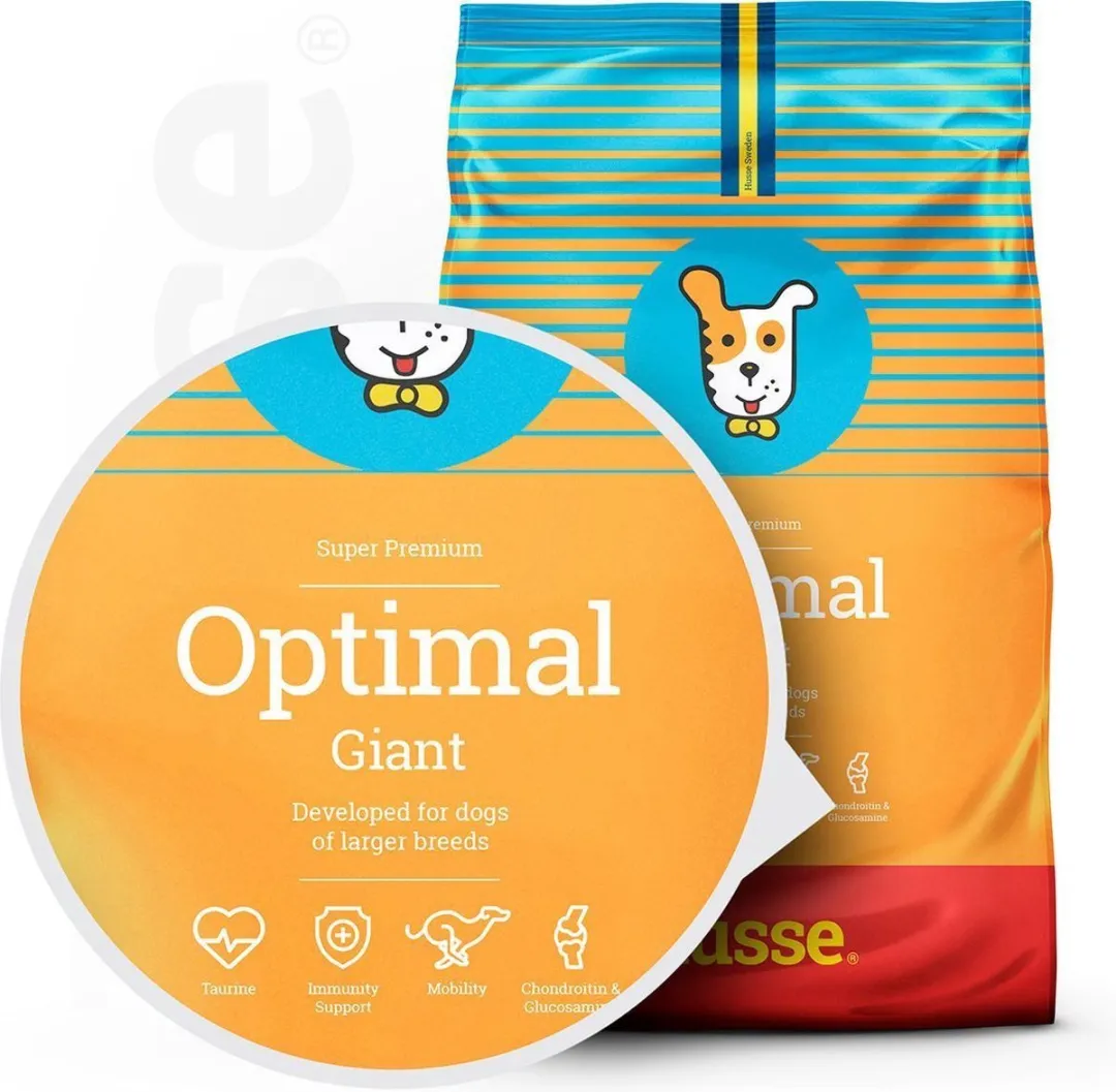 Husse Optimal Giant Proefpakket Hondenbrokken - 5x100g