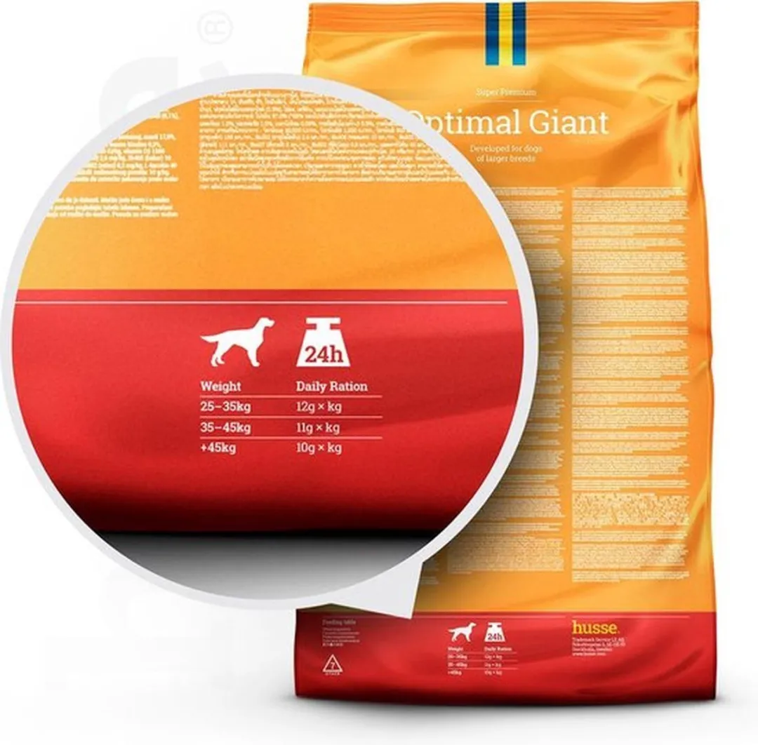 Husse Optimal Giant Proefpakket Hondenbrokken - 5x100g