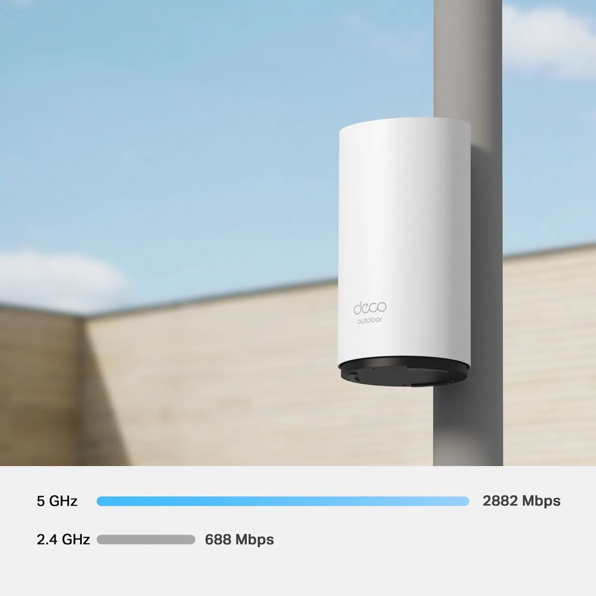 TP-Link Deco BE25-Outdoor WiFi 7 Mesh - Wit