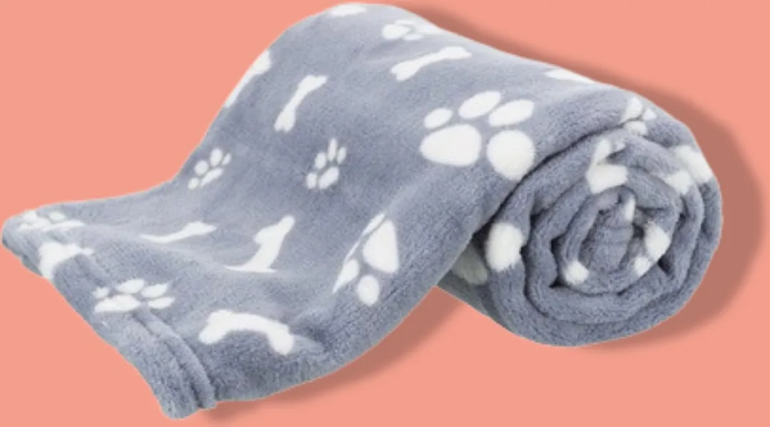 Trixie Kenny Fleece Hondendeken - Blauw - afbeelding 5 van 6