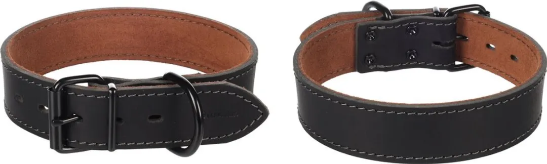 Flamingo Montana Halsband - XXXL 58-68cm - Zwart