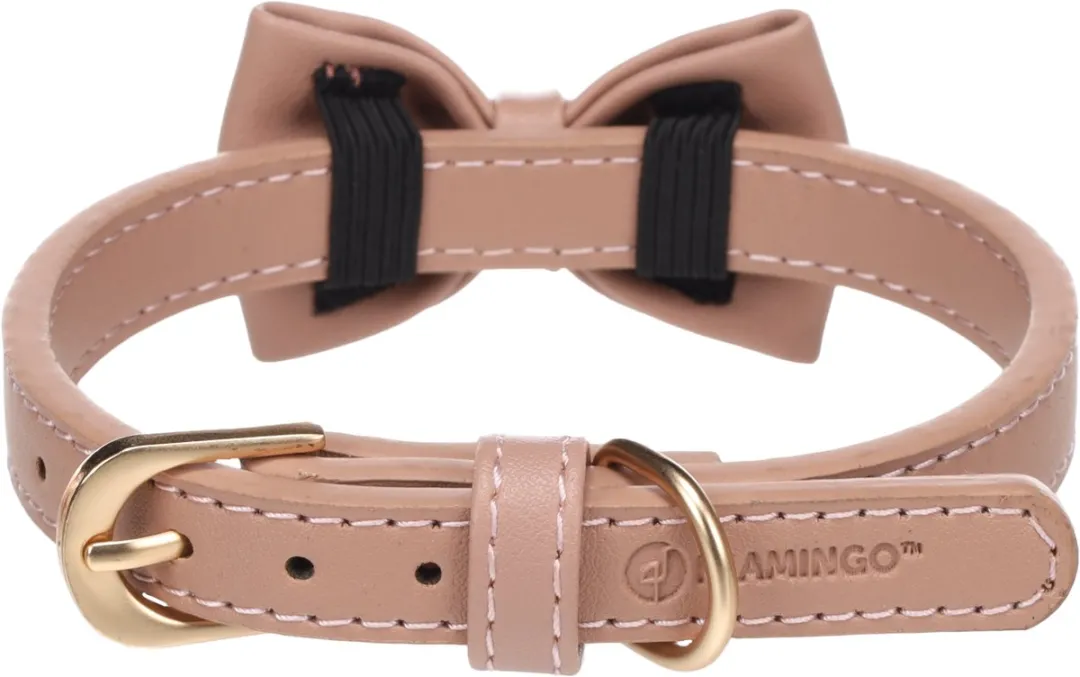 Flamingo Hond Halsband Nela Roze - S 29-35cm