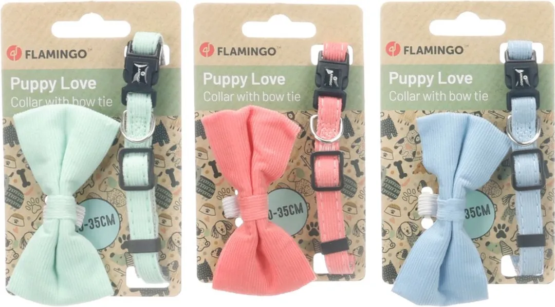 Flamingo Hond Halsband Puppy Elfi XS 20-35cm - 10mm