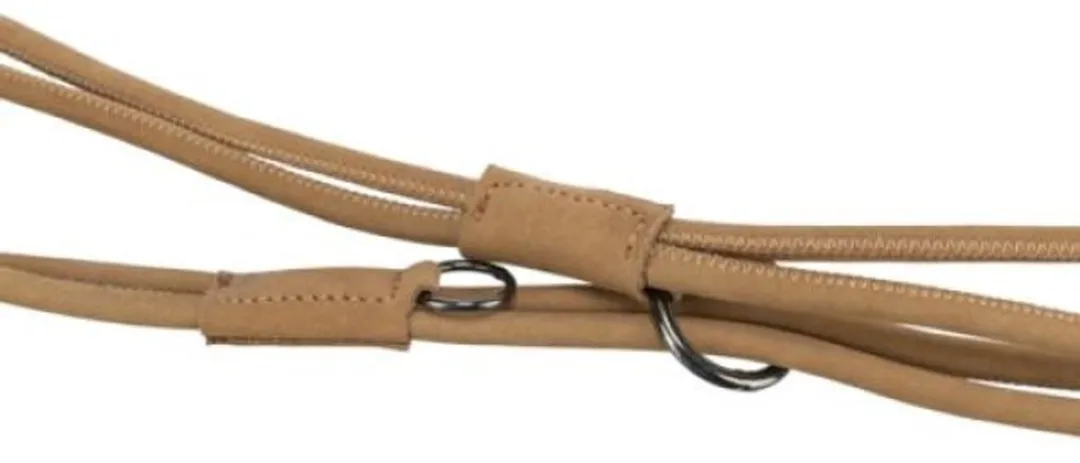 Trixie Hondenriem Nordic Leer - Bruin 200x0.8cm - afbeelding 3 van 5