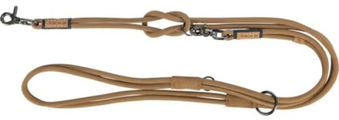 Trixie Hondenriem Nordic Leer - Bruin 200x0.8cm - afbeelding 4 van 5