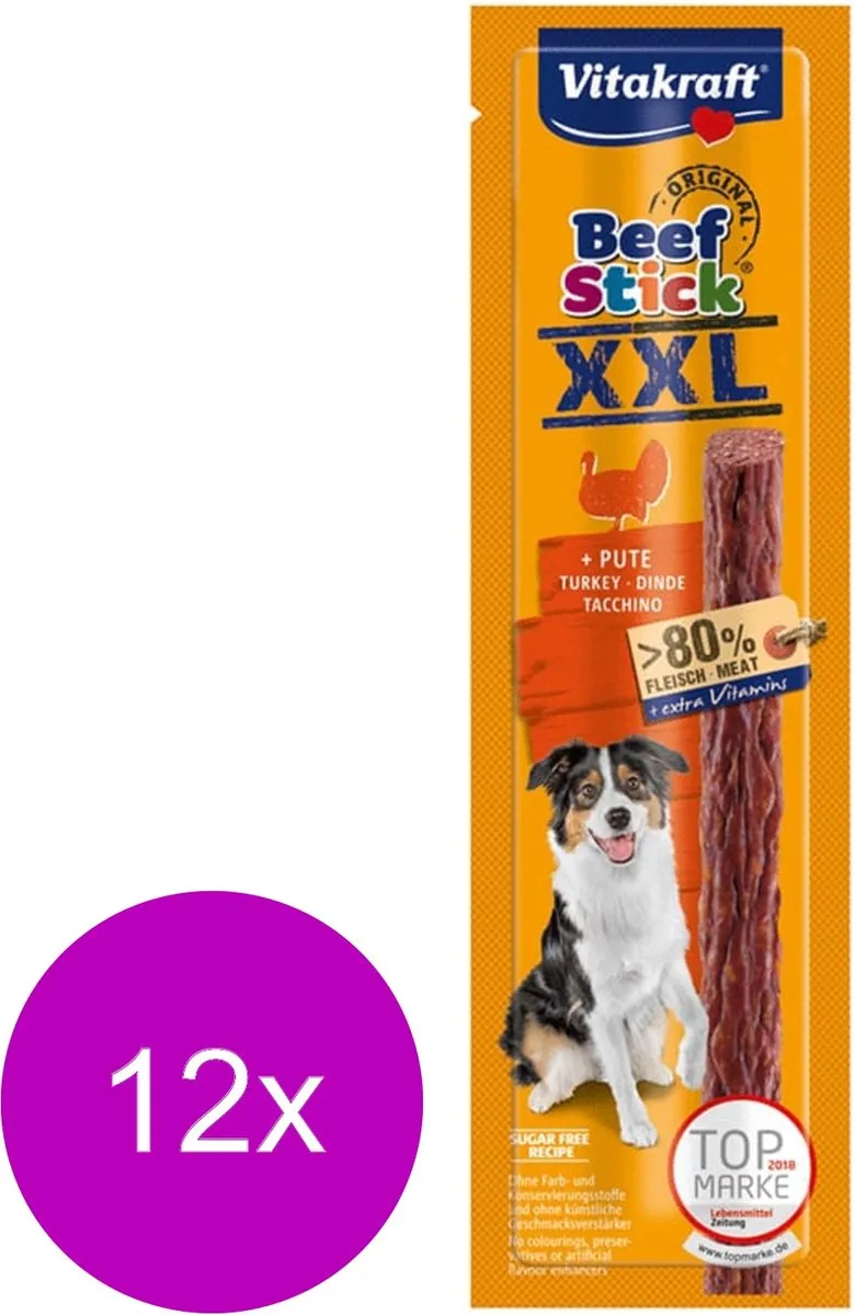 Vitakraft Beefstick XXL Hondensnacks 12x30g