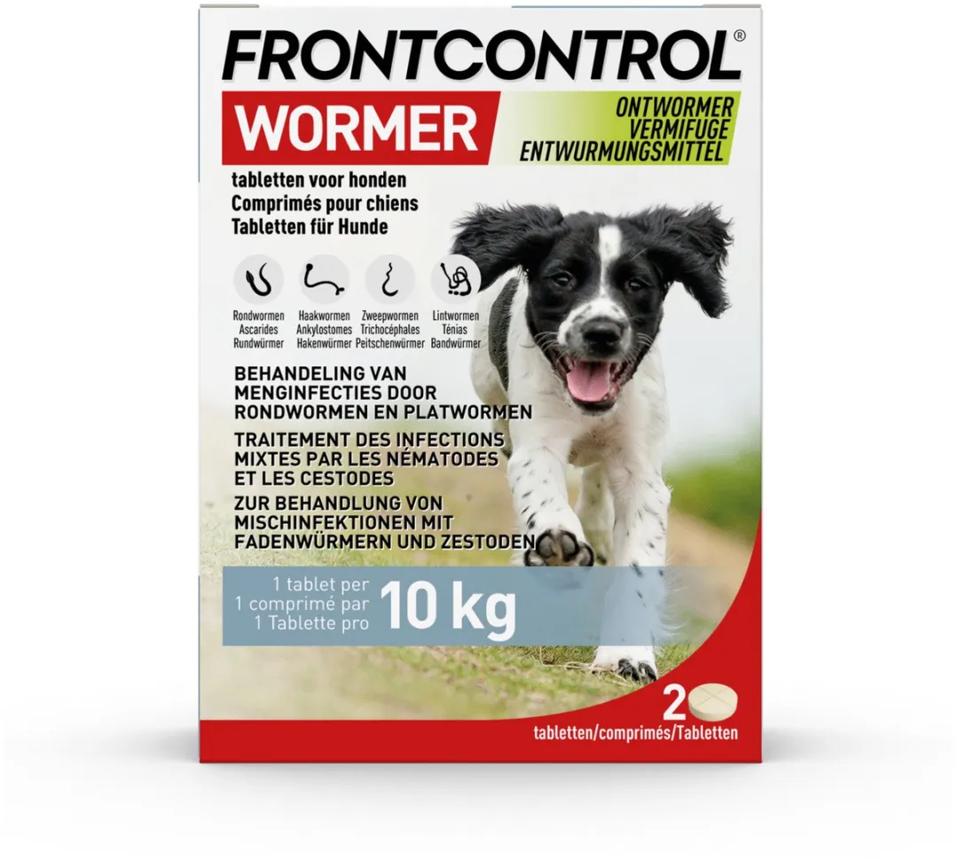 Frontline Frontcontrol Hond 2 Tabletten 0.5g - 20 kg