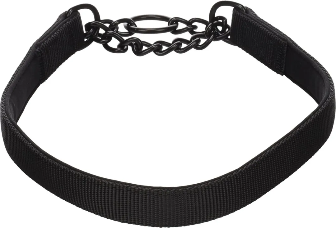 Flamingo Trero Anti-trek Halsband - Zwart L 44-55cm