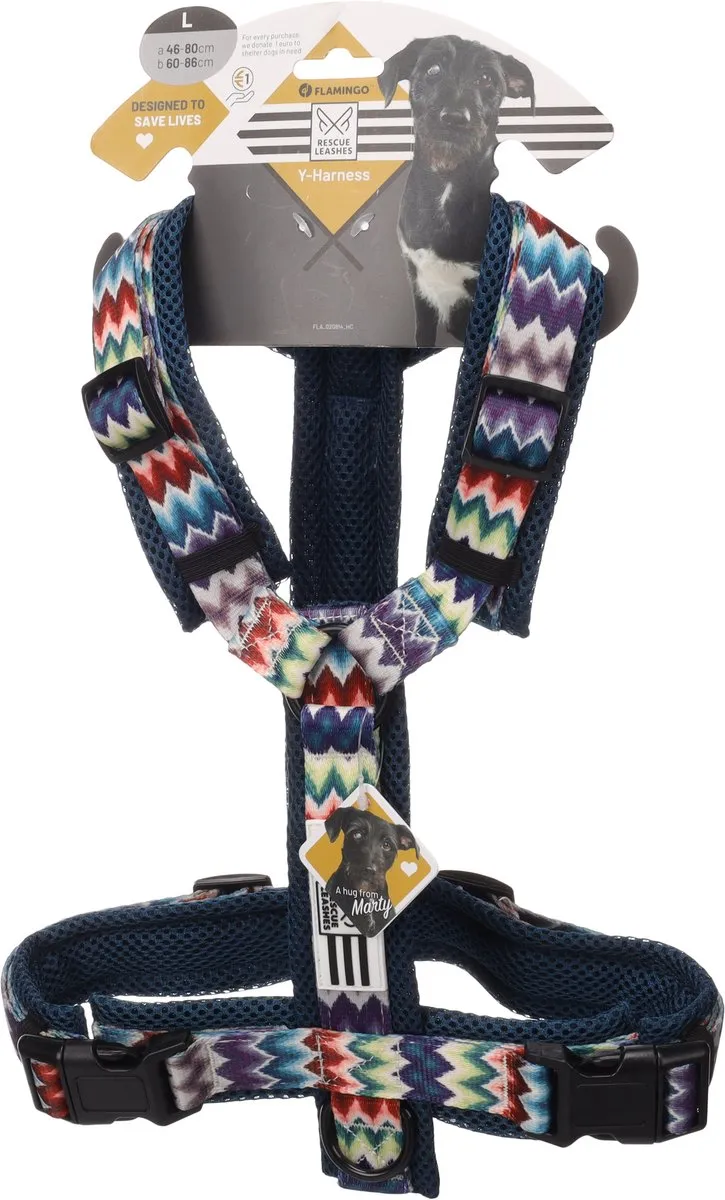 Flamingo Nusa Penida Harnas - Blauw - Maat L