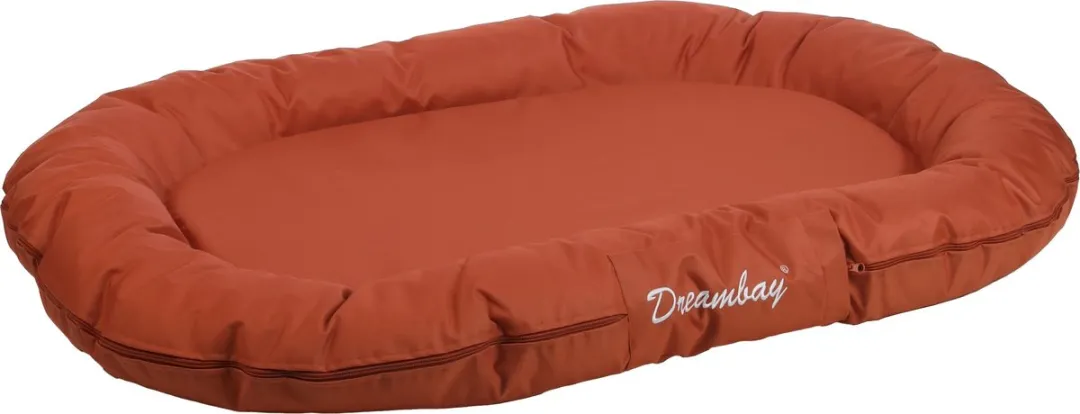 Flamingo Dreambay Ovaal Kussen Terracotta 120x90x16cm