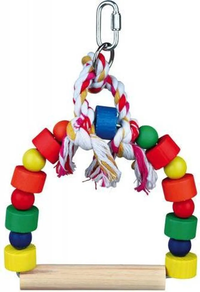 Trixie Boogschommel Bonte Blokjes 20x29cm - afbeelding 3 van 3