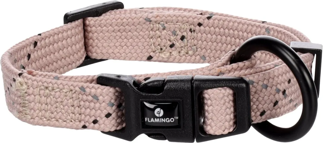 Flamingo Puppy Halsband Dolly Taupe XXS 15-25cm