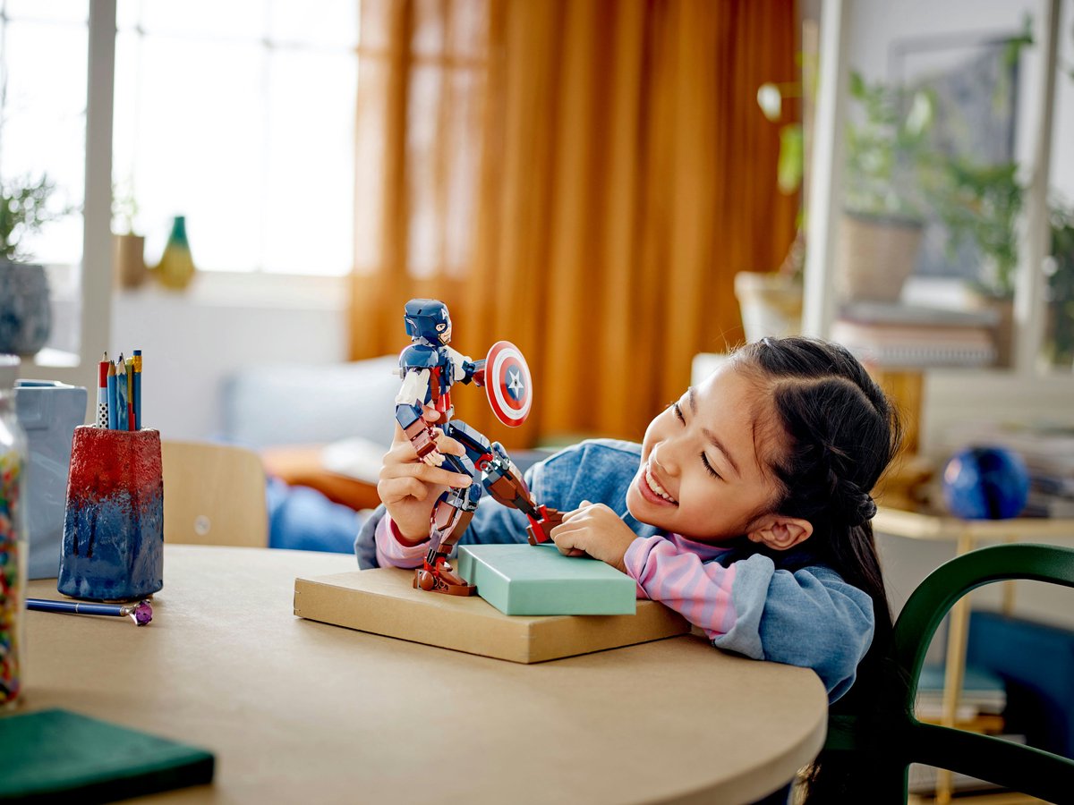 LEGO Marvel Captain America bouwfiguur Avengers Speelgoed - 76258