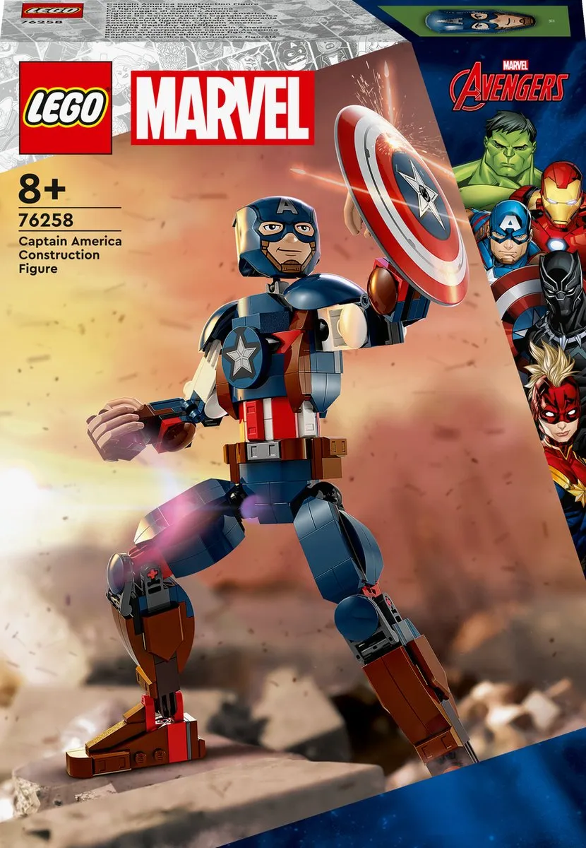 LEGO Marvel Captain America Bouwfiguur 76258 - 310 Stukken