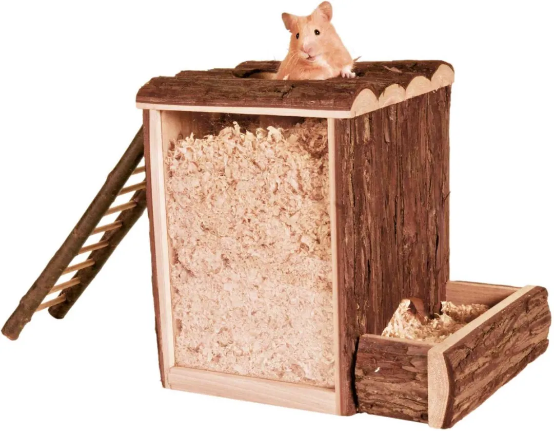 Trixie Natural Living Speel- en Graaftoren Hamster - 25x20x24cm
