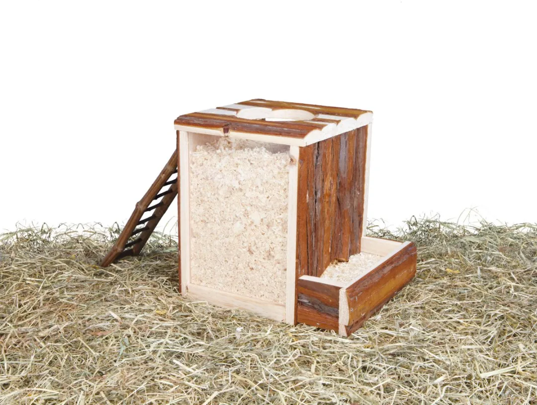 Trixie Natural Living Speel- en Graaftoren Hamster - 25x20x24cm