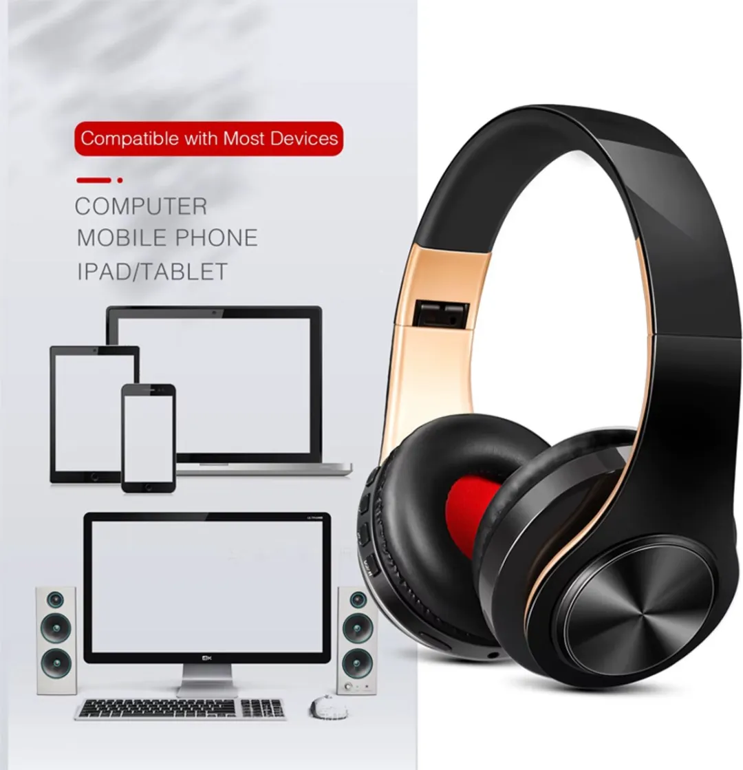 RedParrot Bluetooth 5.3 Koptelefoon - Goud