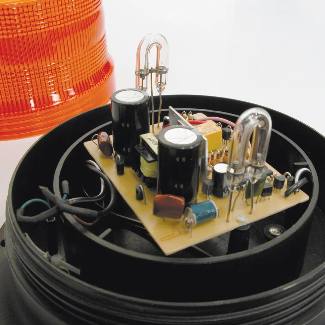 Carpoint Zwaailamp Xenon 12V - 500W - Ø15cm - Oranje