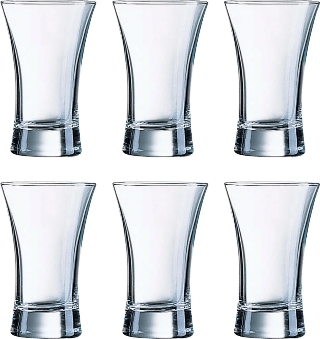 Arcoroc Hot Shot Shotglazen 6,4cl - 12 Stuks