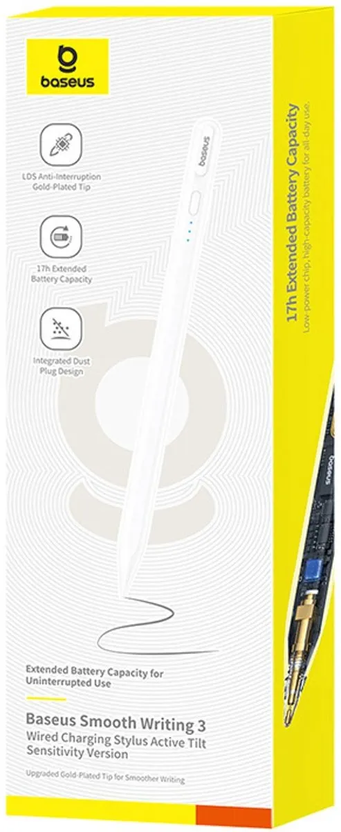 Baseus Actieve Stylus 6932172687199 - Wit