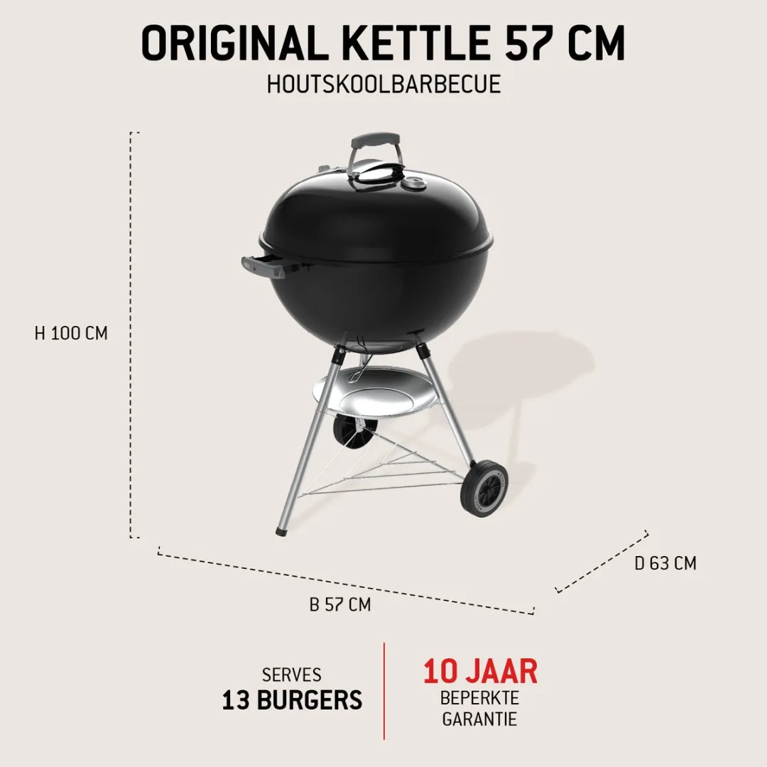 Weber Original Kettle Ø 57cm - Zwart