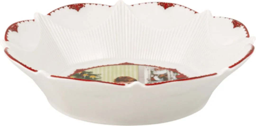 Villeroy & Boch Toy's Fantasy Kom - Wit/Rood/Groen