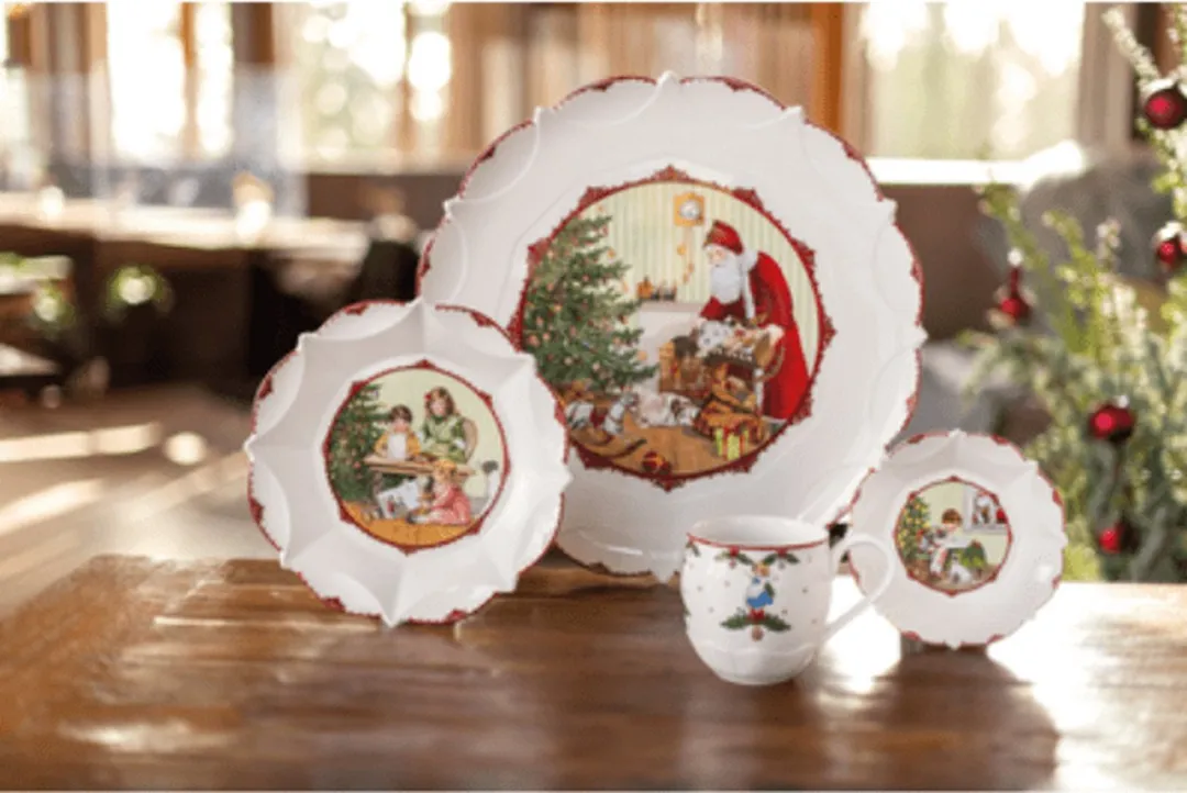 Villeroy & Boch Toy's Fantasy Kom - Wit/Rood/Groen