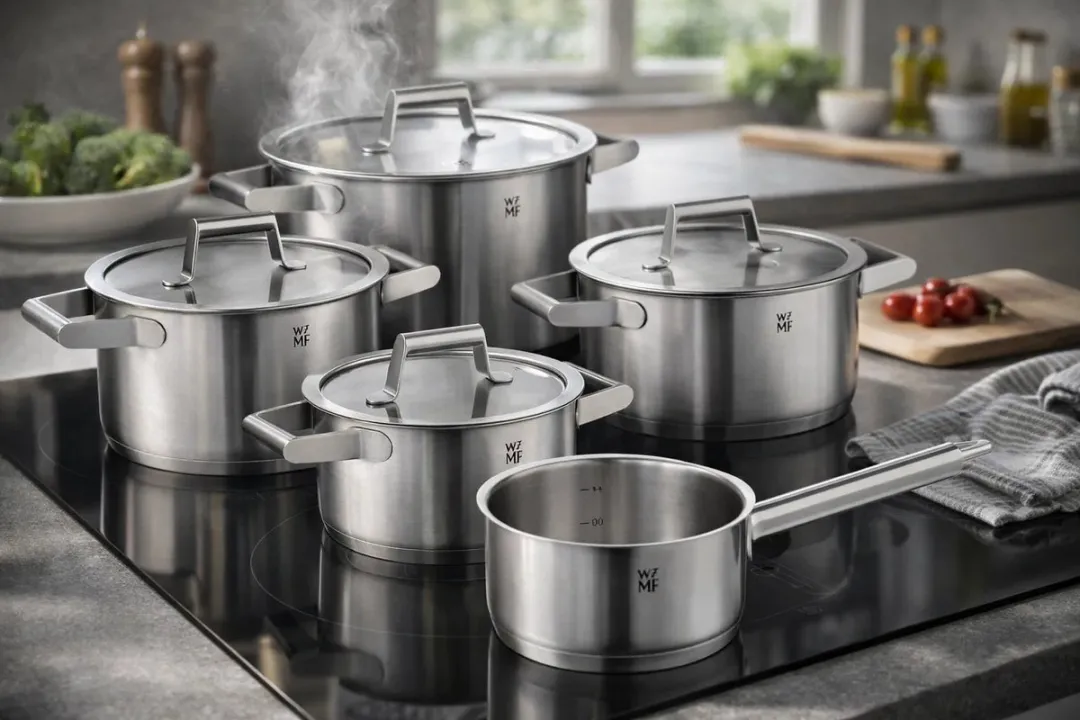 WMF Comfort Line Pannenset 9-delig - Inductie - Zilver