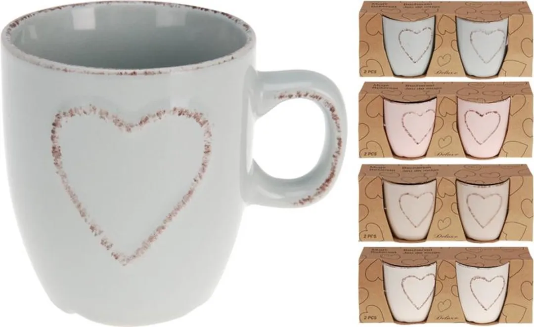 Excellent Houseware Beker Set 2 Stuks - 150ml - Multi